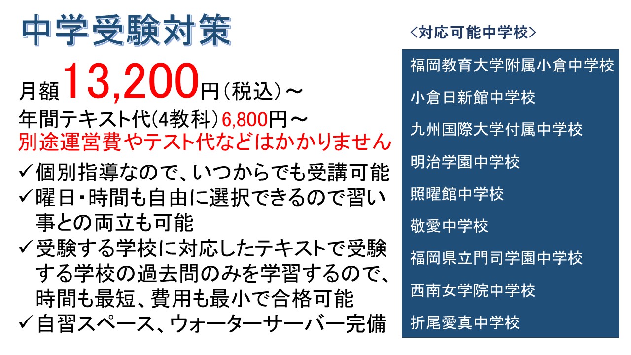中学受験